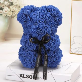 blue rose bear